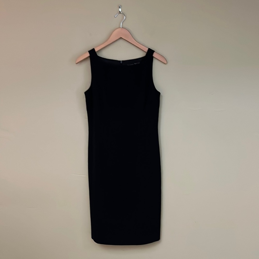 Jenne Maac | Sleeveless sheath dress in four-season stretch | Black | Size S